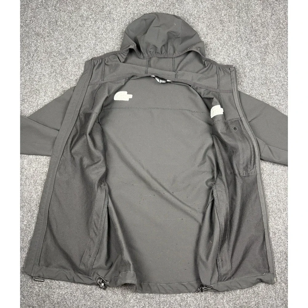 The North Face Mens Black WindWall Softshell Hooded Jacket Size S Small